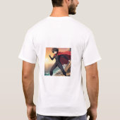 T-shirt Epic Anime Hero at Sunset – Powerful Warrior with (Dos)