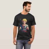 T-shirt Epic Anime Warrior - Style de lame électri (Devant entier)