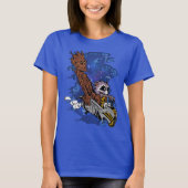 T-shirt Epic Cosmic Adventure – Galactic Warrior and Rebel (Devant)