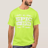 T-shirt Epic depuis 1978 (Devant)