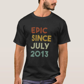 T-shirt Epic Depuis Juillet 2013 Cadeaux 9 Année Garçon Fi