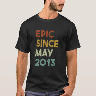 T-shirt Epic depuis mai 2013 9 Année Garçon Fille 9e Anniv
