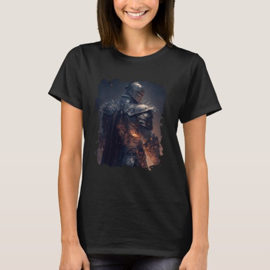 T-shirt Epic Knight Hero Dark World s forme (Devant)