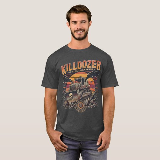 T-shirt Epic Mega Killdozer Tank (Devant entier)