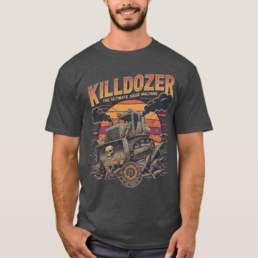 T-shirt Epic Mega Killdozer Tank (Devant)
