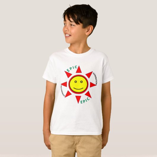 T-shirt EPIC pour garçons (Devant entier)