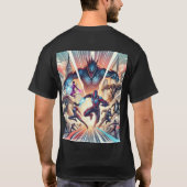 T-shirt Epic Superhero Showdown (Dos)