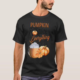T-shirt Épice citrouille Et Tout Nice Automne Femme Fille