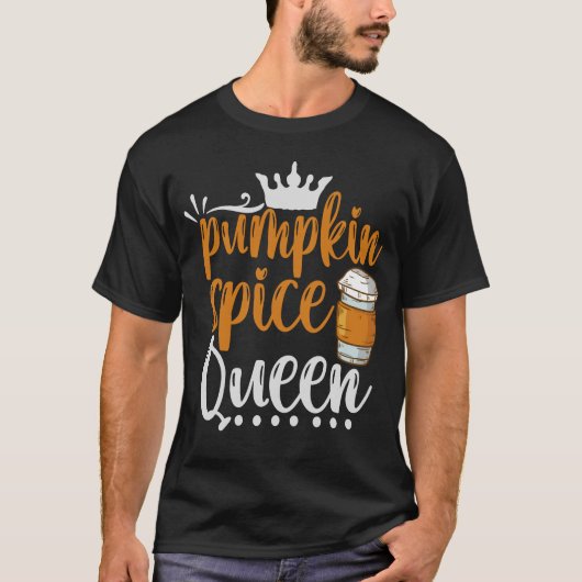 T-shirt Épice citrouille Queen Funny Thanksgiving Fall Cad (Devant)