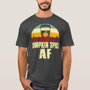 T-shirt Épice Citrouille rétro AF