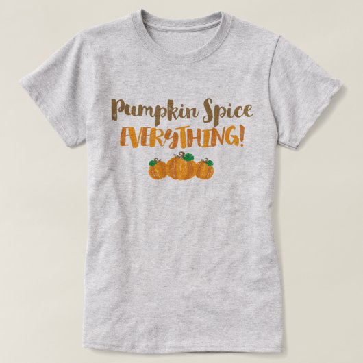 T-shirt Épice citrouille TOUT (Design devant)