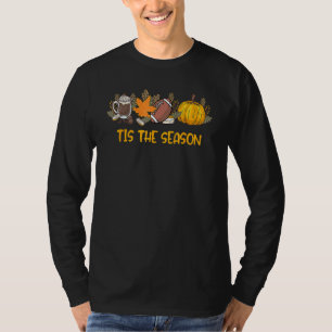 T-shirt Épice de citrouille Football C'est la saison d'aut