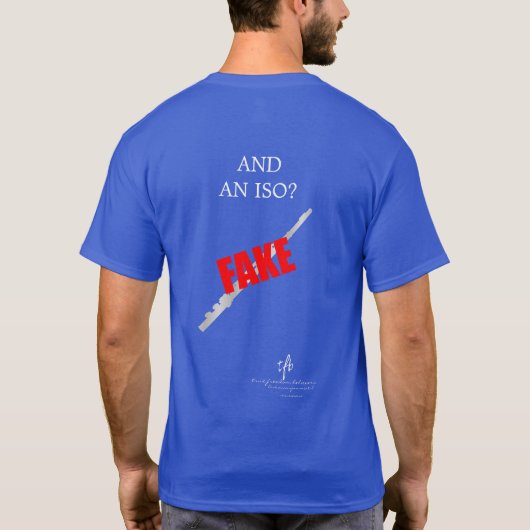 T-shirt Épicerie ISO II Flute Wh. Texte. (Dos)