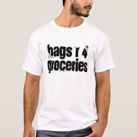 T-shirt Épiceries des sacs R 4 (Devant)