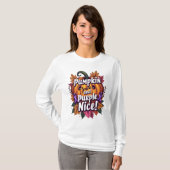 T-shirt Épices citrouilles et pourpre Nice : Funny Fall Aw (Devant entier)