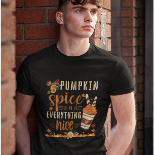 T-shirt Épices citrouilles et tout Nice - Design Automne