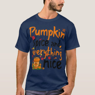 T-shirt Épices citrouilles et tout Nice, Halloween Automne