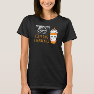 T-shirt Épices citrouilles garde cette mamie Nice automne
