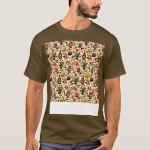 T-shirt Épices Motif sans soudure Herbes Jar India
