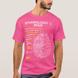 T-shirt Épidémiologie Santé publique Médecin Cerveau Epide