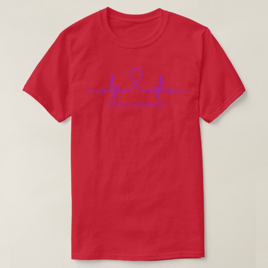 T-shirt Epilepsie Conscience battement De Coeur Dans Cette (Design devant)