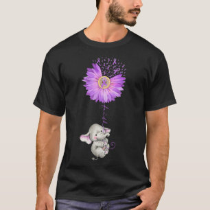 T-shirt Epilepsie de tournesol pourpre A