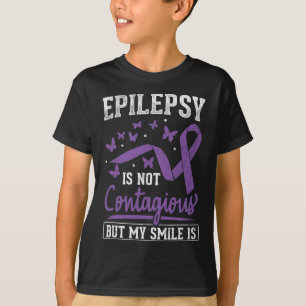 T-shirt Épilepsie Pas Contagieuse Mon Sourire Est Épilepsi