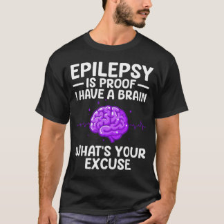 T-shirt Épilepsie Pour Hommes Femmes Enfants Épileptiques