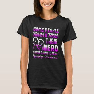 T-shirt Epilepsie Sensibilisation Héros Saisie Mère D'Epil