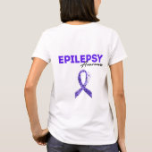 T-shirt Epilepsie Sensibilisation par la foi (Dos)