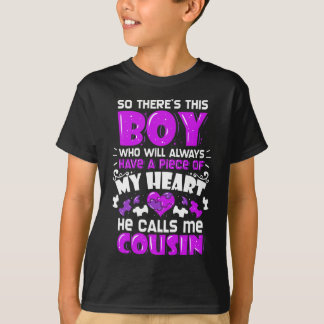 T-shirt Epilepsie Sensibilisation Ribbon pourpre - Suppo é
