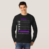 T-shirt Epilepsie Très mauvais ne serait pas recommandé (Devant entier)