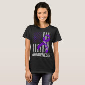 T-shirt Epilepsy Awareness Epileptic Warrior Survivor 19 (Devant entier)