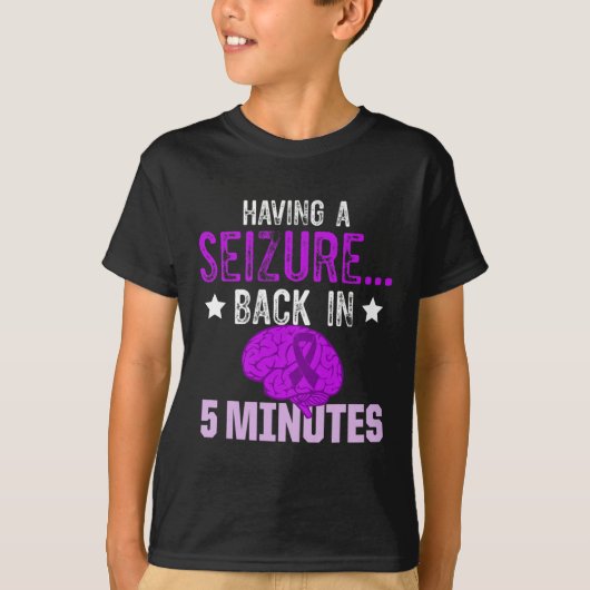 T-shirt Epilepsy Awareness Epileptic Warrior Survivor 4 (Devant)