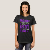 T-shirt Epilepsy Seizure Neurological Disorder Purple Ribb (Devant entier)