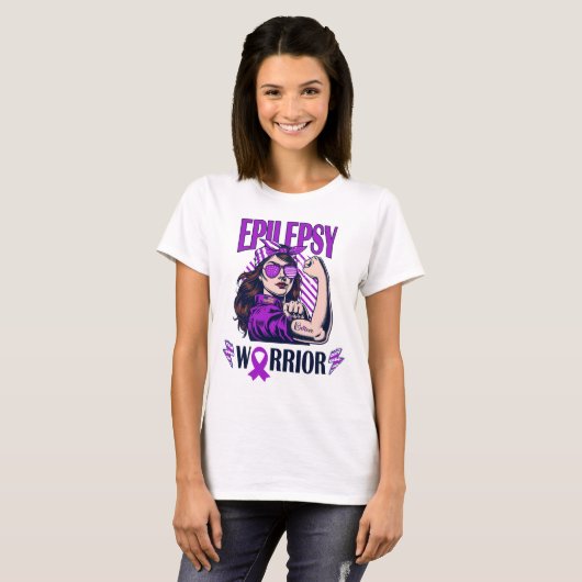 T-shirt Epilepsy Warrior Belior and Combight (Devant entier)