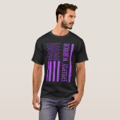 T-shirt Epilepsy Warrior Purple Epilepsy Awareness Mois U (Devant entier)