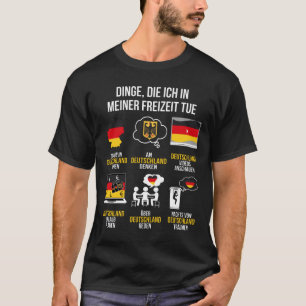 T-shirt Épinette de Deutschland   Lustiger Freizeit Allem