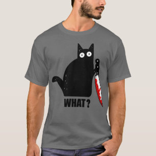 T-shirt Épingle de chat de verrouillage éffrayant