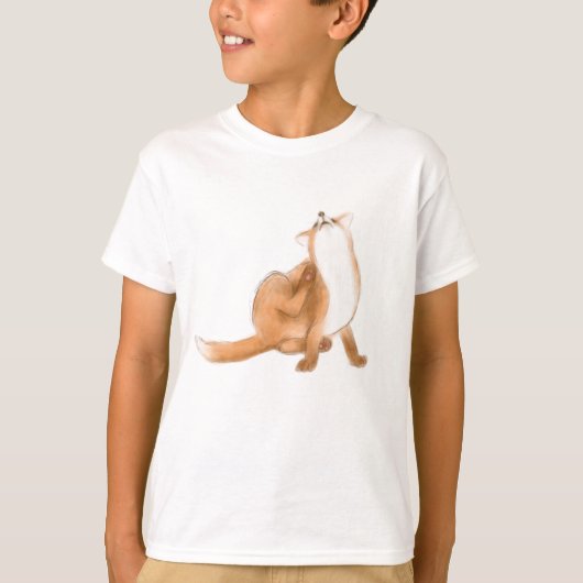 T-shirt Épingler le renard (Devant)