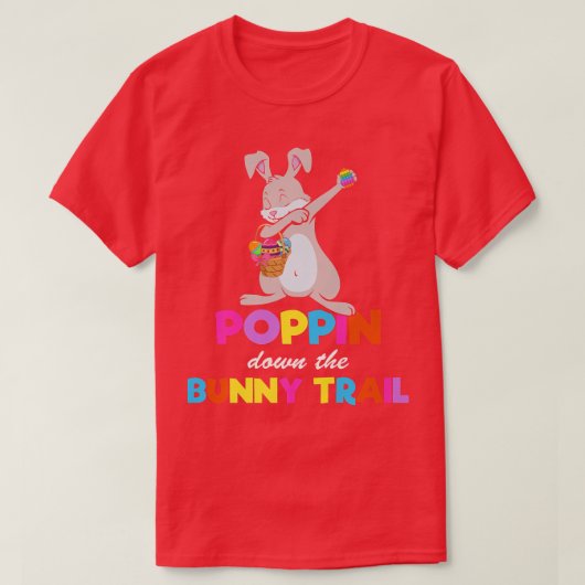T-shirt Épingler Le Sentier Du Lapin Mignonne Dab Dancing (Design devant)