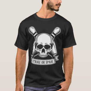 T-shirt Épingles de quilles squelette Costume Halloween Jo