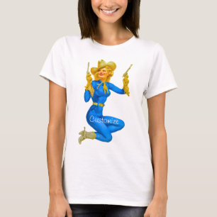 T-shirt Épinglette à pistolet à bille de la fille Thund