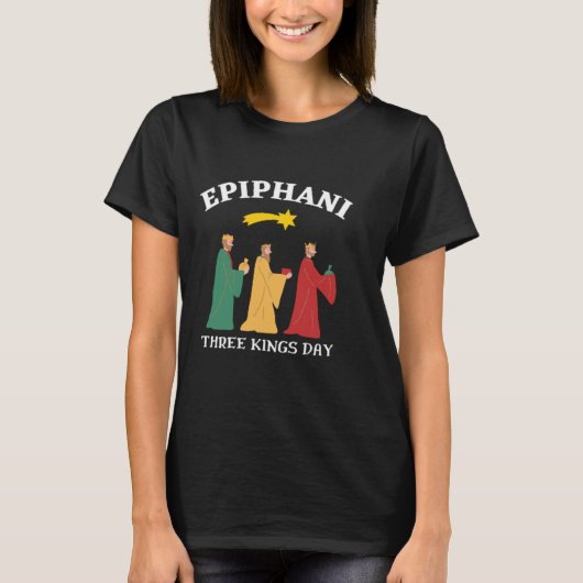 T-shirt Epiphani Three Kings Day (Devant)