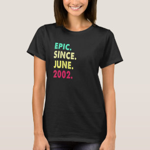 T-shirt Épique de 20 ans depuis le jour de ses 20 ans en j