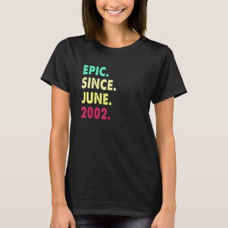 T-shirt Épique de 20 ans depuis le jour de ses 20 ans en j