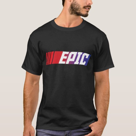 T-shirt épique de jeu de victoire (Devant)