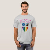 T-shirt Episcopal Trans Rights Are Human Rights (Devant entier)