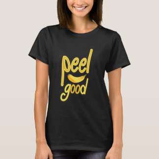 T-shirt Éplucher Bien Femmes Banane Jaune Fruit Amour 1