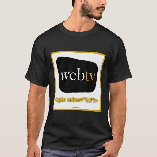 T-shirt Épopée : WebTV (Devant)